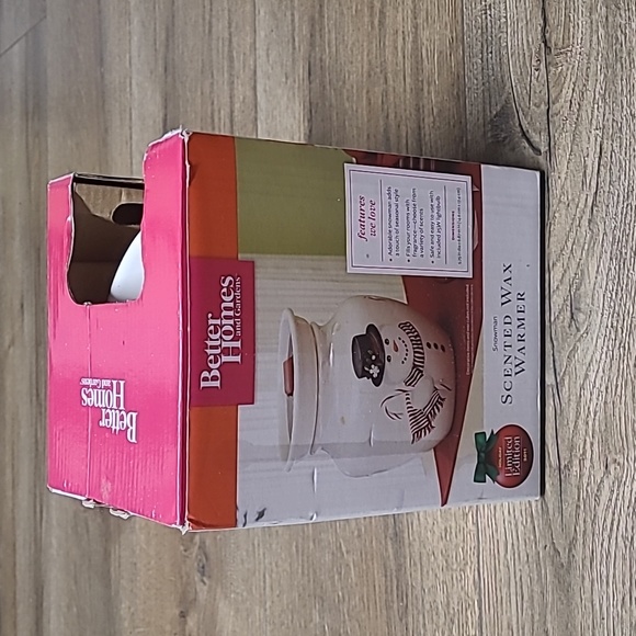 NIB 2011 LIMITED EDITION BETTER HOMES AND GARDENS SCENTED WAX WARMER SNOWMAN - Picture 3 of 8